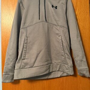 Under Armour Gray Hoodie with Black Logo